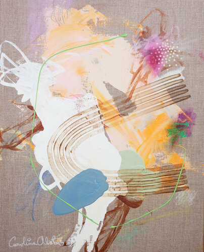 Keeping words van Carolina Alotus, Schilderij te koop op Singulart