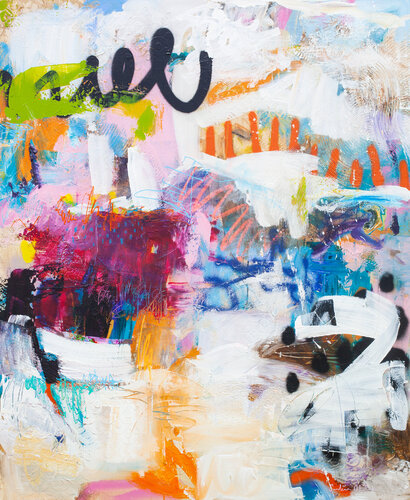 Not without the help of my soul van Carolina Alotus, Schilderij te koop op Singulart