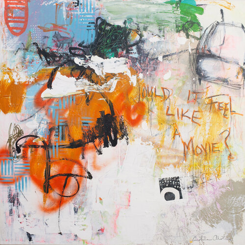 Would it feel like a movie? di Carolina Alotus, Pittura in vendita su Singulart