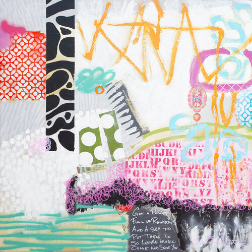 Got a pocket full of rainbows by Carolina Alotus, Painting for Sale on Singulart