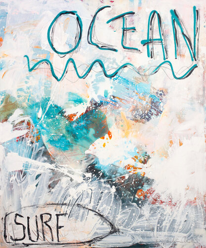 Beach life von Carolina Alotus, Malerei kaufen auf Singulart