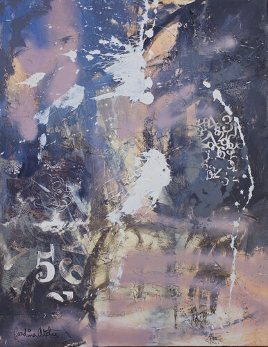 Not Blue van Carolina Alotus, Schilderij te koop op Singulart