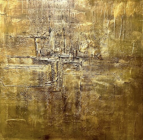 Reflets d’Or van Emilie CERLES, Schilderij te koop op Singulart