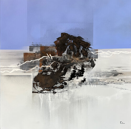 Éternité van Emilie CERLES, Schilderij te koop op Singulart