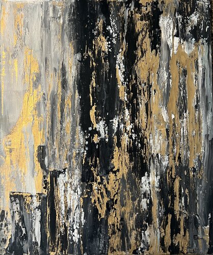 Éclats nocturnes van Emilie CERLES, Schilderij te koop op Singulart