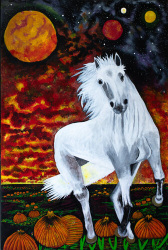 Halloween von Patrice Goubeau, Malerei kaufen auf Singulart