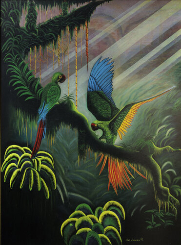 Harmonie dans la brousse by Patrice Goubeau, Painting for Sale on Singulart