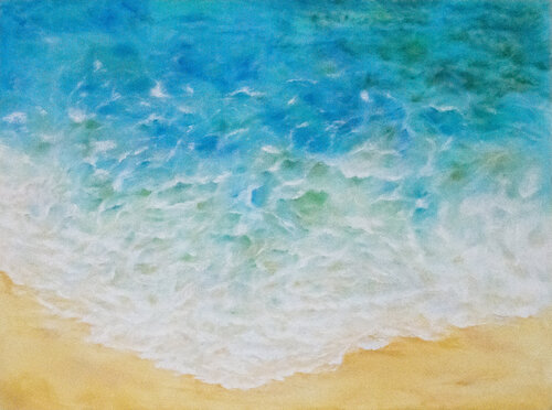 Exploring the Beach von Anil Sawe, Malerei kaufen auf Singulart