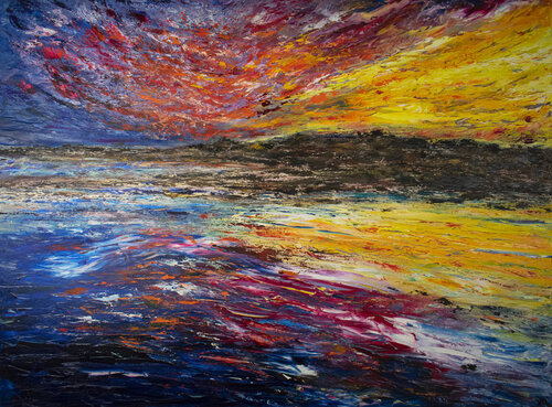 Twilight Symphony di Anil Sawe, Pittura in vendita su Singulart