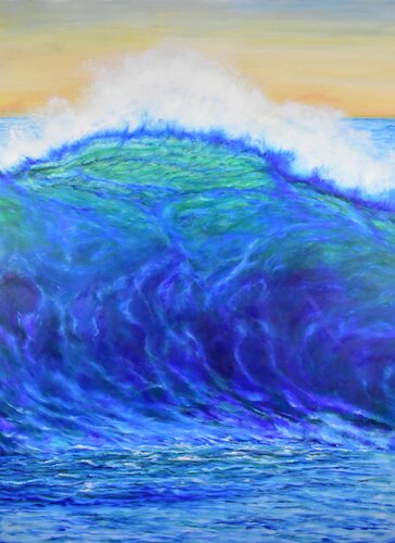 Surf is Up by Anil Sawe, Painting for Sale on Singulart