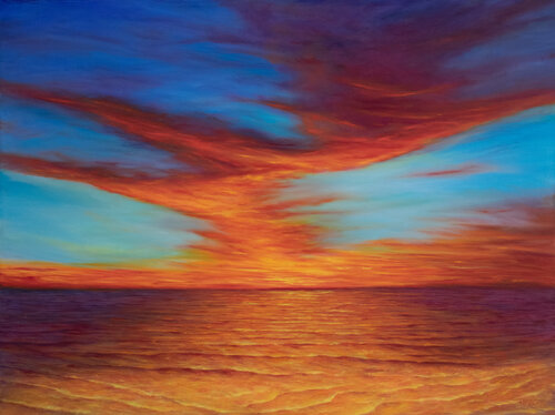 Sunset Strokes von Anil Sawe, Malerei kaufen auf Singulart