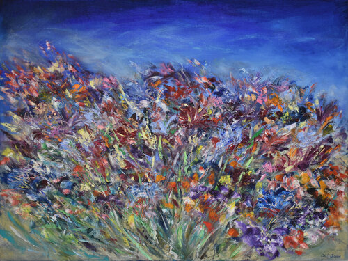 Where the wind gathers color di Anil Sawe, Pittura in vendita su Singulart