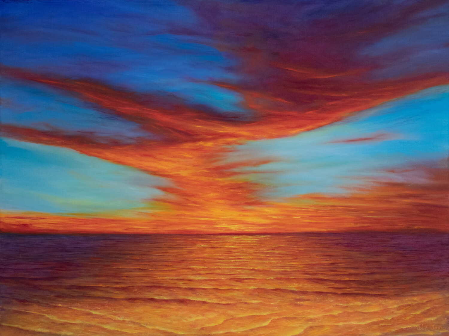 Sunset Strokes Anil Sawe