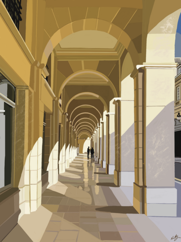 Passage du sénat von NATHZ, Malerei kaufen auf Singulart