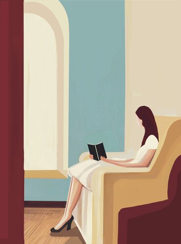 Reading von NATHZ, Malerei kaufen auf Singulart