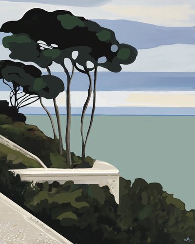 Near the sea von NATHZ, Malerei kaufen auf Singulart