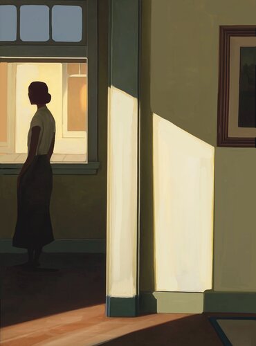 Derrière la fenêtre by NATHZ, 회화 for Sale on Singulart