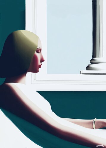 La femme au bracelet van NATHZ, Schilderij te koop op Singulart