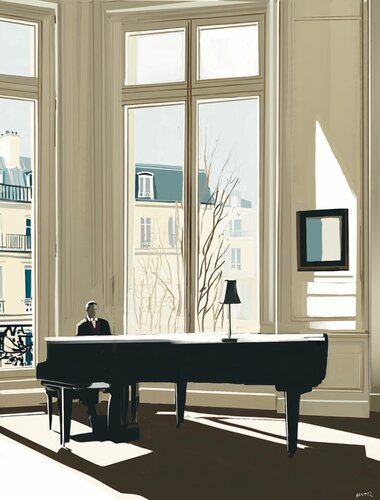 Le pianiste van NATHZ, Schilderij te koop op Singulart