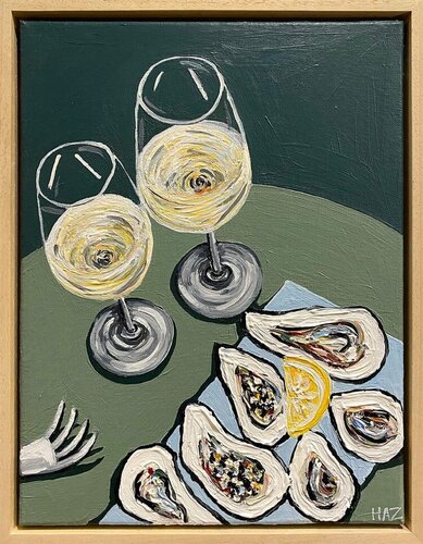 Oysters and Caviar di HAZ, Pittura in vendita su Singulart