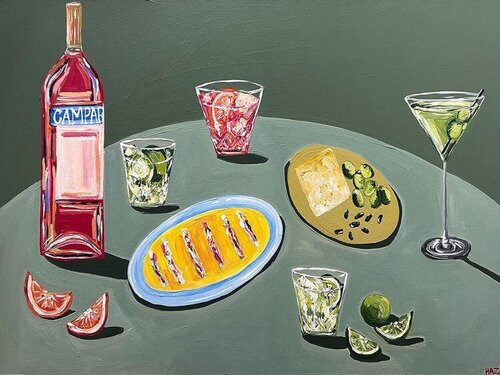 Happy Hour di HAZ, Pittura in vendita su Singulart