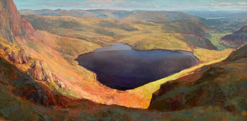 Stickle Tarn, Lake District  van James Decent, Schilderij te koop op Singulart