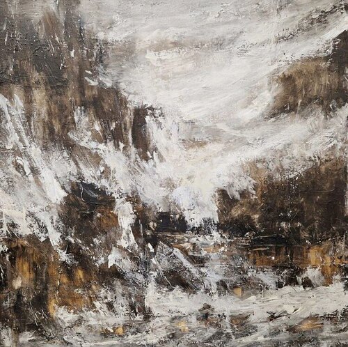 Sea Spray and Flecks of Gold von Hannah Ivory Baker, Malerei kaufen auf Singulart