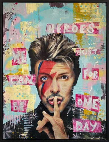 Heroes for One Day by Stefano, Painting for Sale on Singulart
