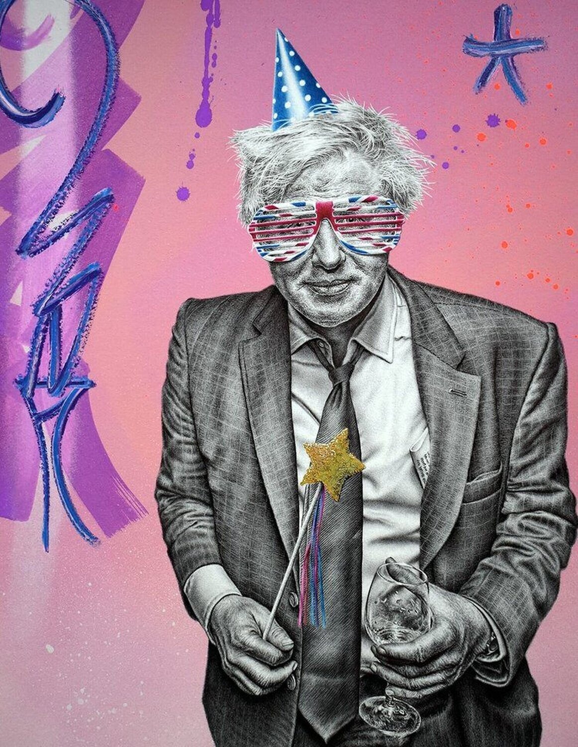 Party Boi Boris James Mylne Opera su carta in vendita