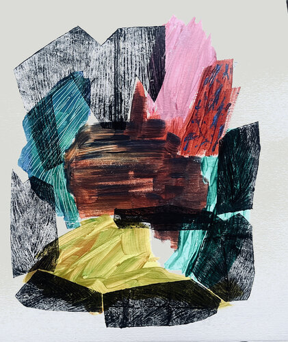 Tetonic Landscape VII par Rafaela de Campos, Œuvre sur papier en vente sur Singulart
