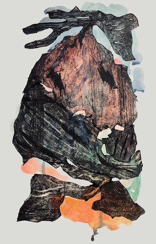 Tetonic Landscape IV van Rafaela de Campos, Werk op papier te koop op Singulart