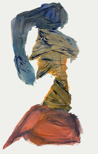 Vertical Tension II par Rafaela de Campos, Peinture en vente sur Singulart
