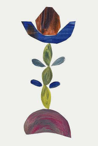Vertical Tension VI by Rafaela de Campos, Work on Paper for Sale on Singulart