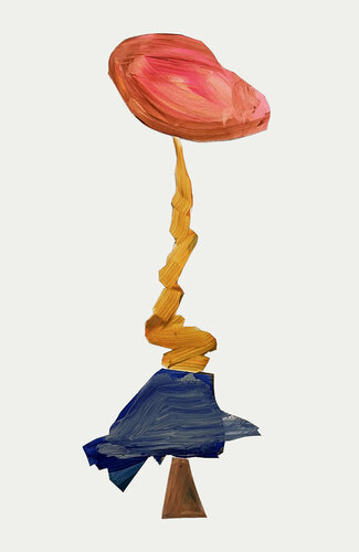 Vertical Tension VII par Rafaela de Campos, Œuvre sur papier en vente sur Singulart