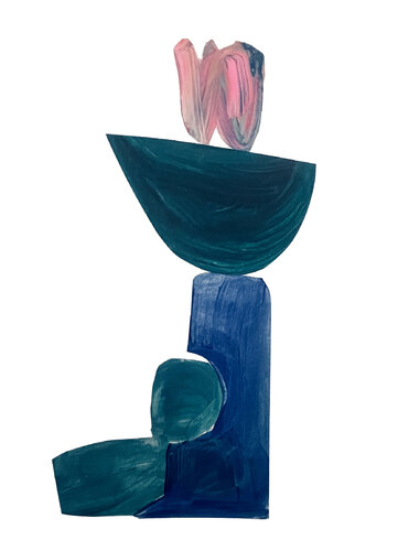 Vertical Tension IV by Rafaela de Campos, Work on Paper for Sale on Singulart
