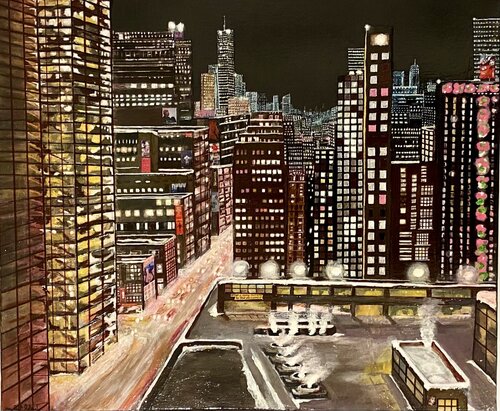 NYC 36/17 von Jean Paul ROLAND, Malerei kaufen auf Singulart