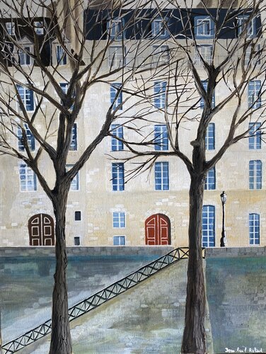 Paris, Île Saint-Louis von Jean Paul ROLAND, Malerei kaufen auf Singulart