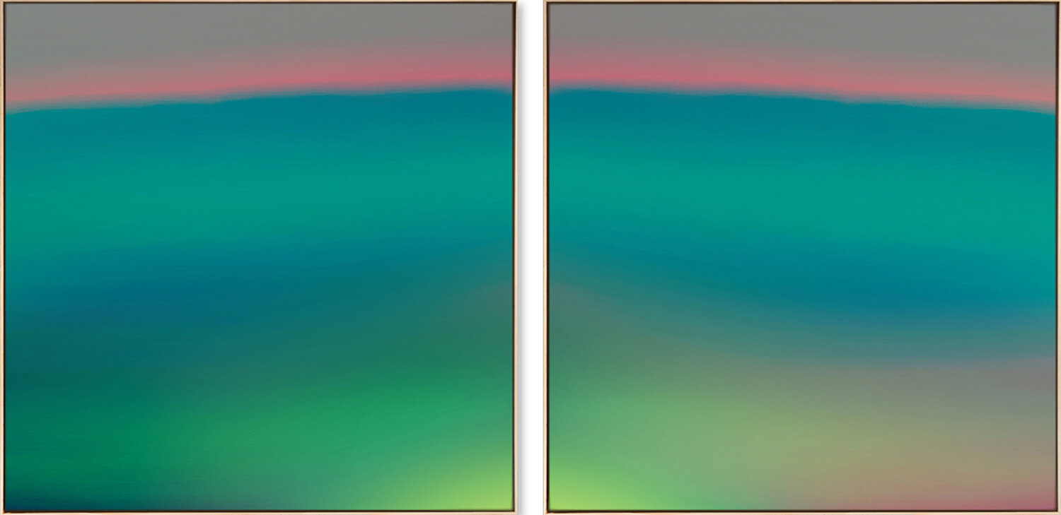 Aqua Sanatrix, study 1- (diptych) Jonas Peres