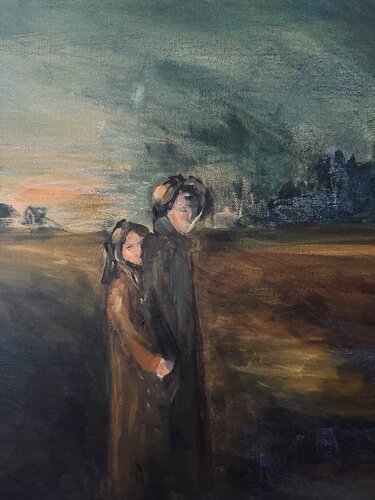 Dawn alone von Yuliia Poraiko, Malerei kaufen auf Singulart