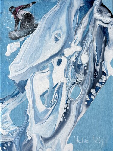 Adrenaline Wave di Yuliia Poraiko, Pittura in vendita su Singulart