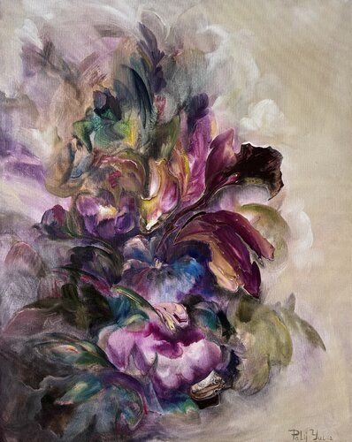 Bouquet of unknowns de Yuliia Poraiko, Pintura a la venta en Singulart
