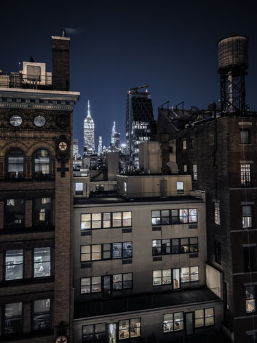 Blue night in Manhattan de Fabio Accorrà, Fotografía a la venta en Singulart