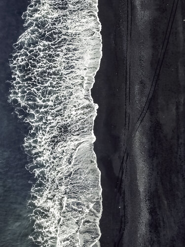 The Black Beach by Fabio Accorrà, Photography for Sale on Singulart