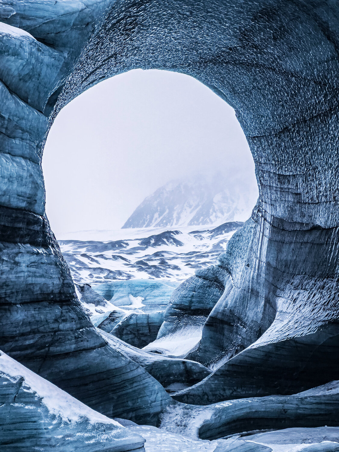 The ice hole Fabio Accorrà