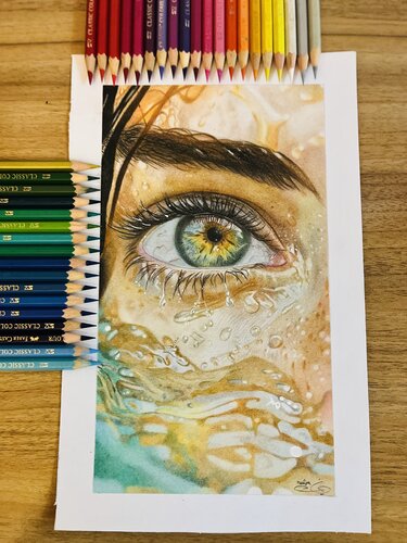Eye of life de Nadia Razmkhah, Pintura a la venta en Singulart