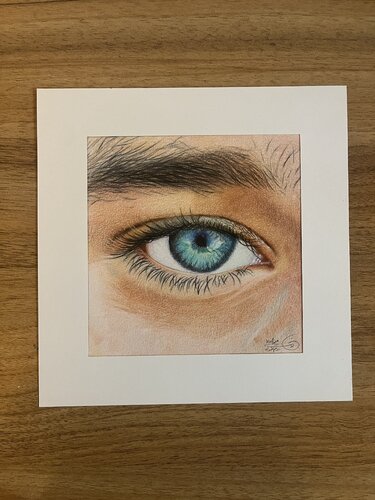 Blue eye by Nadia Razmkhah, Painting for Sale on Singulart