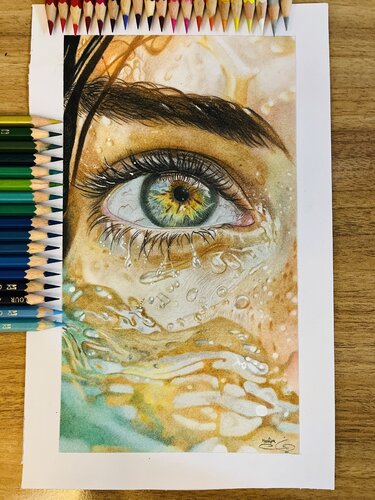 Life eye by Nadia Razmkhah, Painting for Sale on Singulart