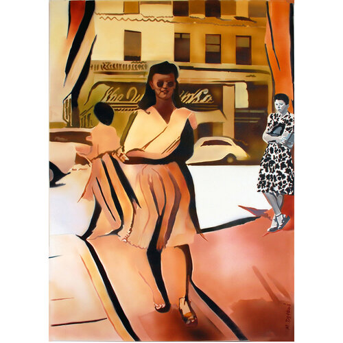 The Parisian Cafe de Monika Dętkoś, Pintura a la venta en Singulart