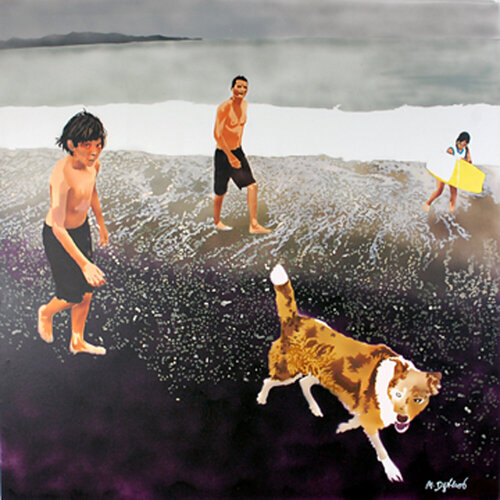 Dialogue II The light of the waves de Monika Dętkoś, Pintura a la venta en Singulart