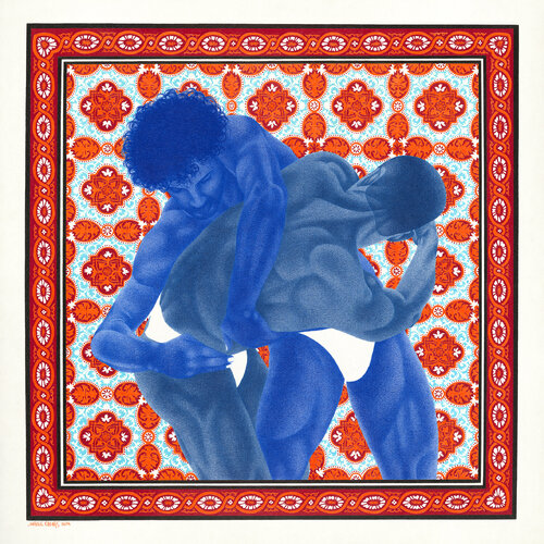 Lutadores von Marie Casaÿs, Werk auf Papier kaufen auf Singulart